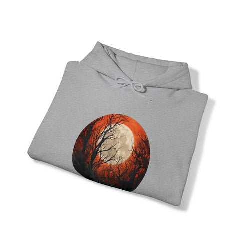 Halloween Harvest Moon - Graphic Hooded Sweatshirt